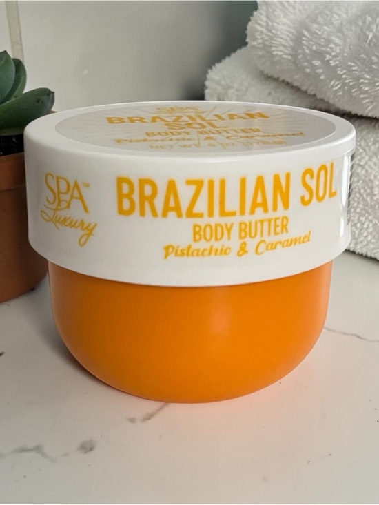 Other - Brazilian Sol Pistachio & Caramel Body Butter - Orange & White